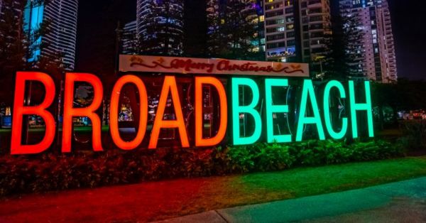 Broadbeach LED sign